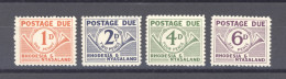Rhodésie & Nyassaland  -  Taxes  :  Yv  1-4  * - Rhodesia & Nyasaland (1954-1963)
