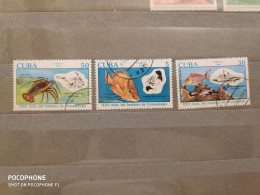 1990 Cuba Fishes (F2) - Used Stamps