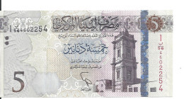 LIBYE 5 DINARS ND2015 UNC P 81 - Libië