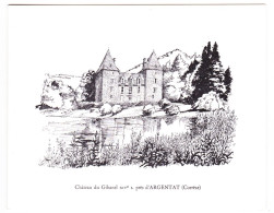 Près ARGENTAT (19) - CPSM - Château Du GIBANEL XIVe Siècle - Collection : Vieilles Pierres - 547 - Argentat