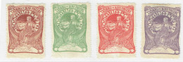 ROMANIA 1906 Spinning Mi 161-164 M - Nuovi