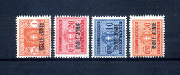 1941 ISOLE JONIE Segnatasse 1/4 Serie Completa MNH ** - Isole Ionie