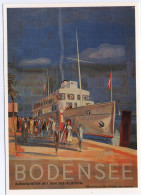 WERBUNG Plakat - Schifffahrt Bodensee 1948 Künstler Otto Baumgartner - Plakatsammlung Kunstgewerbemuseum Zürich - Other & Unclassified