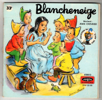 Germaine Et Marcel Bouret - Livre-disque 33 T 17 Cm Blancheneige (1968) - Formats Spéciaux