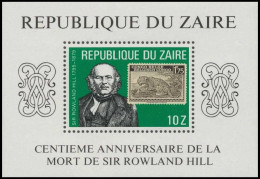 BL38** (1009) - Sir Rowland Hill - ZAÏRE - Rowland Hill