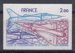 FRANCE : POSTE AERIENNE MIRAGE 2000 N° 54a NON DENTELE NEUF ** LUXE SANS CHARNIERE - 1971-1980