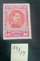 133 * TAND. 14 VLEKEN IN SPIEGEL RECHTS - 1914-1915 Croix-Rouge