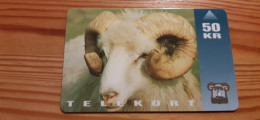 Phonecard Faroe Islands - Sheep - Islas Faroe