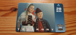 Phonecard Faroe Islands - Folklore, National Costume - Färöer I.