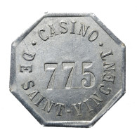 [NC] Casinò De SAINT VINCENT (AOSTA) - CHIP / FICHE / TOKEN VALORE 5 - Alluminio (nc8558) - Casino