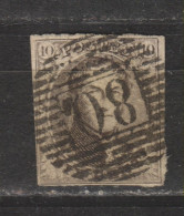 COB 6 Oblitéré P80 MARCHIENNE-AU-PONT - 1851-1857 Médaillons (6/8)