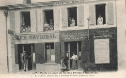 St Pierre D'oléron , Ile D'oléron * Vente En Gros De Cartes Postales Illustrées A. DUPUY Grande Rue * Café National - Ile D'Oléron