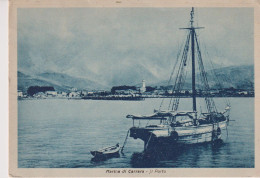 MARINA DI CARRARA  IL PORTO  VELA BARCHE SHIPS VG 1948 - Carrara