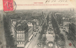 Tout Paris 11ème * 1906 * Vue Panoramique Du Boulevard Beaumarchais Et Du Boulevard Richard Lenoir - District 11