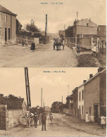 BELGIQUE - 2 CARTES -  JUPRELLE - RUE DU TIGE -  ATTELAGE - Juprelle