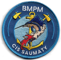 Ecusson B.M.P MARSEILLE CIS SAUMATY - Pompieri