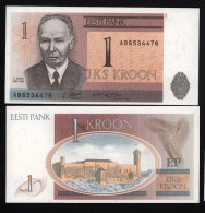 Estonia 1 Kroon 1992 Unc - Estonia
