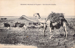 MAROC - Un Gourbi Arabe - Carte Postale Ancienne - Andere & Zonder Classificatie