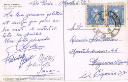 49583. Postal Aerea SAO PAULO (Brasil) 1965. Vista Parcial De Brasil Turistico Sao Paulo - Cartas & Documentos