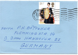 64915 - Grossbritannien - 1982 - 19,5p Girl Guides EF A Bf WEST WICKHAM -> Westdeutschland - Cartas & Documentos