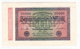 Reichsbanknote 20 Tausend Mark 1923 - 20000 Mark