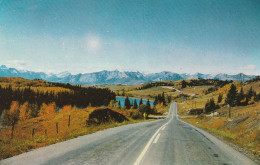 Looking West On The Calgary - Banff Highway Approaching The Beautiful Rocky Mountains - Calgary