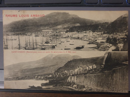 Rhums Louis Ambaud - Saint-Pierre (Martinique) Avant Et Après Le Cataclysme Du 8 Mai 1902 (publicitaire) - Autres & Non Classés