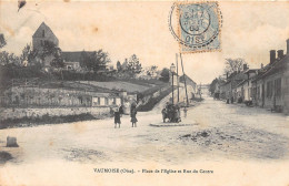 VAUMOISE - Place De L'Eglise Et Rue Du Centre - Vaumoise