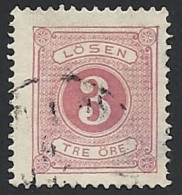 Schweden, Portomarken, 1891, Michel-Nr. 2B, Gestempelt - Postage Due