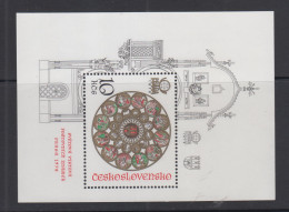 CLOCKS - CZECHOSLAVAKIA - 1978 - PRAGA / ASTRONOMICAL CLOCK SOUVENIR SHEET MINT NEVER HINGED - Horlogerie