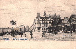 Bruxelles - La Porte De Schaerbeek - Tramway Tram - Belgique Belgium - Avenues, Boulevards