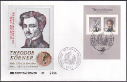 DEUTSCHLAND 1991 Mi-Nr. Block 25 FDC Stempel Berlin - 1991-2000