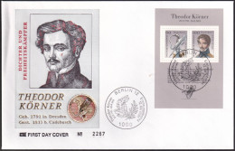 DEUTSCHLAND 1991 Mi-Nr. Block 25 FDC Stempel Berlin - 1991-2000