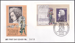 DEUTSCHLAND 1991 Mi-Nr. Block 26 FDC - 1991-2000