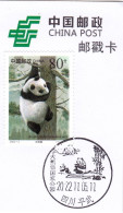 China Postmark Card,panda - Autres & Non Classés