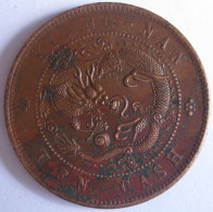 Kiangnan Province 10 Cash ND (1905) , Cuivre ; Y# 135.8 - Cina