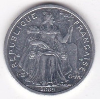 Nouvelle-Calédonie . 2 Francs 2009. Aluminium - Nouvelle-Calédonie