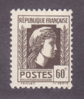 TIMBRE FRANCE N° 634 NEUF ** - 1944 Marianne Van Algerije