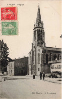 07 - LE POUZIN - S12956 - L'Eglise - Pharmacie - Café - L1 - Le Pouzin