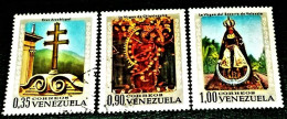 Venezuela,1970, Religious Motives.Michel #1848,1851,1852 - Quadri