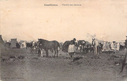 MAROC - Casablanca - Marché Aux Chevaux - Carte Postale Ancienne - Casablanca