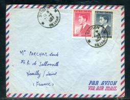 Vietnam - Enveloppe De Saigon Pour La France En 1957 - Référence A 10 - Vietnam