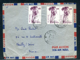 Vietnam - Enveloppe De Saigon Pour La France En 1957 - Référence A 11 - Viêt-Nam