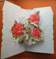 038, Carte à Système Pop-up, Bouquet De Fleurs, Rhodania R/765 - A Systèmes