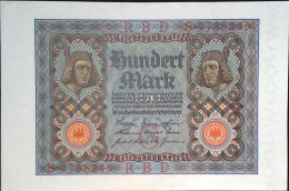 ALLEMAGNE/GERMANY * 100 Reichsmark * Date 01/11/1920 * État/Grade SPL/AU * - 100 Mark