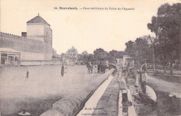 MAROC - MARRAKECH - Cour Extérieure Du Palais De L'Aguadal - Carte Postale Ancienne - Marrakesh