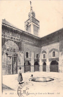 MAROC - FEZ - Medersa Bou Anania - La Cour Et Le Minaret - LL - Carte Postale Ancienne - Fez (Fès)