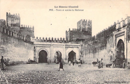 MAROC - FEZ - Tour Et Entrée Du Méchouar - Carte Postale Ancienne - Fez