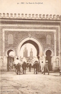 MAROC - FEZ - La Porte De Bou Jeloud - A Pleux éditeur - Carte Postale Ancienne - Fez