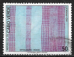 Cabo Verde – 1980 Textile Crafts 0.50 Used Stamp - Cap Vert